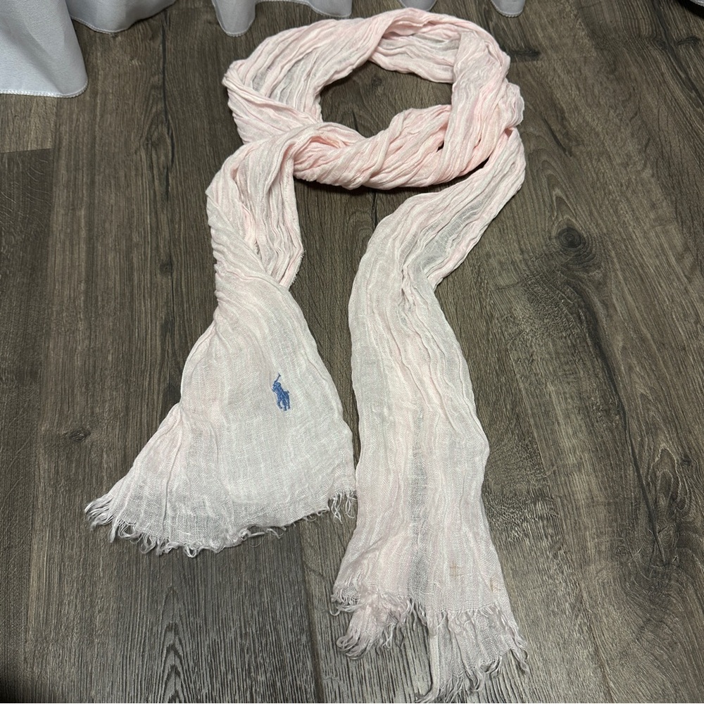 Pink Scarf by Ralph Lauren